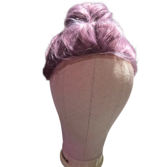 Lilac Lavender Lace Front Wig | 28” Straight | Swiss Lace Rumi Kpop Demon Hunter - Picture 5 of 16